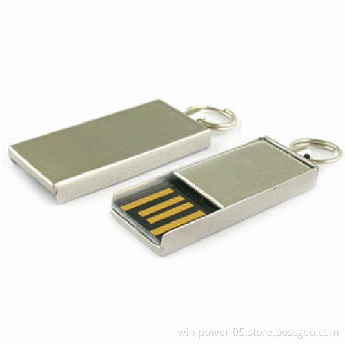 Mini USB Flash Stick, USB Gifts with 1 to 64GB Capacity, USB2.0/3.0 Interface, Customized Logos